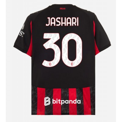 AC Milan 2025/26 Hemmatröja Herr Ardon Jashari #30 Kortärmad Fotbollströja AC Milan 2025/26 Hemmatröja Herr Ardon Jashari #30 Kortärmad Fotbollströja