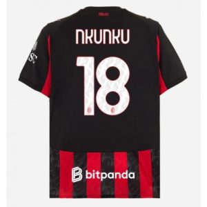 AC Milan 2025/26 Hemmatröja Herr Christopher Nkunku #18 Kortärmad Fotbollströja