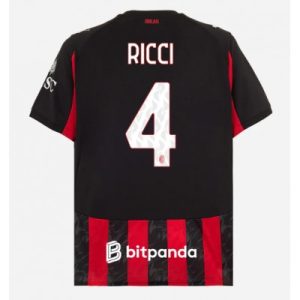 AC Milan Hemmatröja Herr 2025–26 Kortärmad