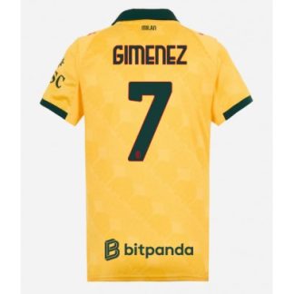AC Milan 2025/26 Tredjetröja Dam Santiago Giménez #7 Kortärmad Fotbollströja
