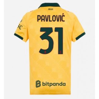 AC Milan 2025/26 Tredjetröja Dam Strahinja Pavlović #31 Kortärmad Fotbollströja