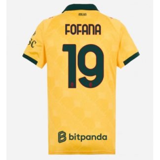 AC Milan 2025/26 Tredjetröja Dam Youssouf Fofana #19 Kortärmad Fotbollströja