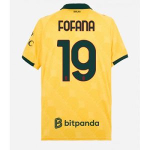 AC Milan 2025/26 Tredjetröja Herr Youssouf Fofana #19 Kortärmad Fotbollströja