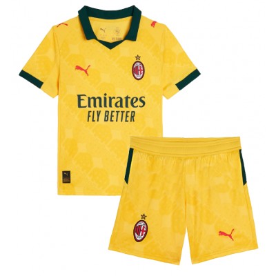 AC Milan Tredjeställ Barn 2025–26 Kortärmat + Shorts