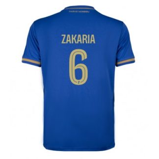 AS Monaco 2025/26 Bortatröja Herr Denis Zakaria #6 Kortärmad Fotbollströja
