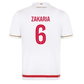 AS Monaco 2025/26 Hemmatröja Herr Denis Zakaria #6 Kortärmad Fotbollströja