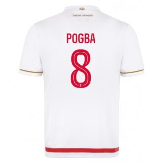 AS Monaco 2025/26 Hemmatröja Herr Paul Pogba #8 Kortärmad Fotbollströja