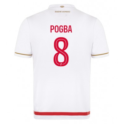AS Monaco 2025/26 Hemmatröja Herr Paul Pogba #8 Kortärmad Fotbollströja AS Monaco 2025/26 Hemmatröja Herr Paul Pogba #8 Kortärmad Fotbollströja