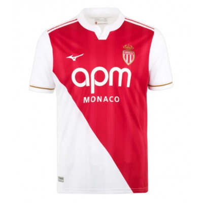 AS Monaco Hemmatröja 2025/26 Kortärmad Fotbollströja