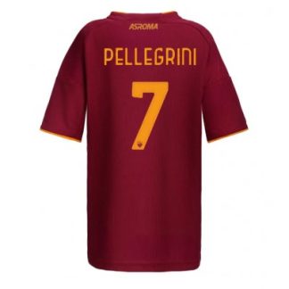 AS Roma 2025/26 Hemmatröja Dam Lorenzo Pellegrini #7 Kortärmad Fotbollströja