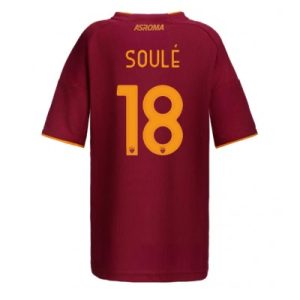 AS Roma 2025/26 Hemmatröja Dam Matías Soulé #18 Kortärmad Fotbollströja