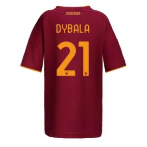 AS Roma 2025/26 Hemmatröja Dam Paulo Dybala #21 Kortärmad Fotbollströja