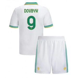 AS Roma 2025/26 Tredjetröja Barn Set – Artem Dovbyk #9 Kortärmad Fotbollströja med Shorts