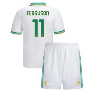 AS Roma 2025/26 Tredjetröja Barn Set – Evan Ferguson #11 Kortärmad Fotbollströja med Shorts