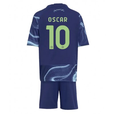 Ajax 2025/26 Bortatröja Barn Set – Oscar Gloukh #10 Kortärmad Fotbollströja med Shorts 1 Ajax 2025/26 Bortatröja Barn Set – Oscar Gloukh #10 Kortärmad Fotbollströja med Shorts