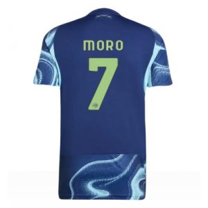 Ajax 2025/26 Bortatröja Herr Raúl Moro #7 Kortärmad Fotbollströja