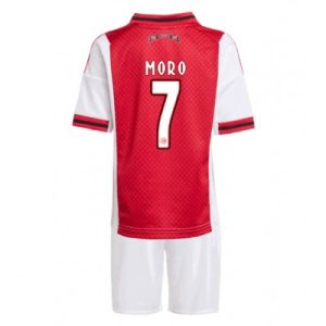Ajax 2025/26 Hemmatröja Barn Set – Raúl Moro #7 Kortärmad Fotbollströja med Shorts