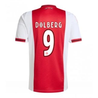 Ajax 2025/26 Hemmatröja Herr Kasper Dolberg #9 Kortärmad Fotbollströja