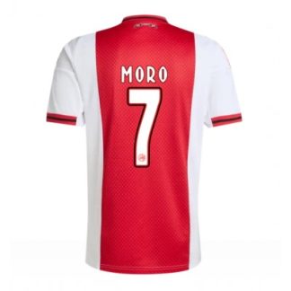 Ajax 2025/26 Hemmatröja Herr Raúl Moro #7 Kortärmad Fotbollströja