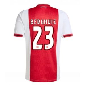 Ajax 2025/26 Hemmatröja Herr Steven Berghuis #23 Kortärmad Fotbollströja