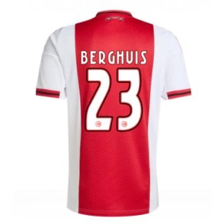 Ajax 2025/26 Hemmatröja Herr Steven Berghuis #23 Kortärmad Fotbollströja