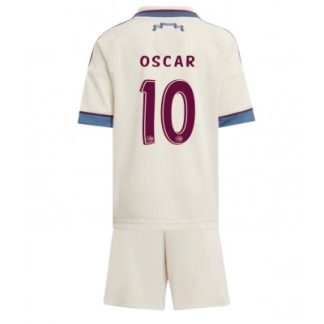 Ajax 2025/26 Tredjetröja Barn Set – Oscar Gloukh #10 Kortärmad Fotbollströja med Shorts