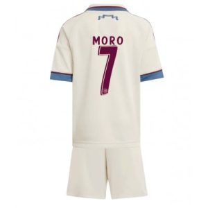 Ajax 2025/26 Tredjetröja Barn Set – Raúl Moro #7 Kortärmad Fotbollströja med Shorts