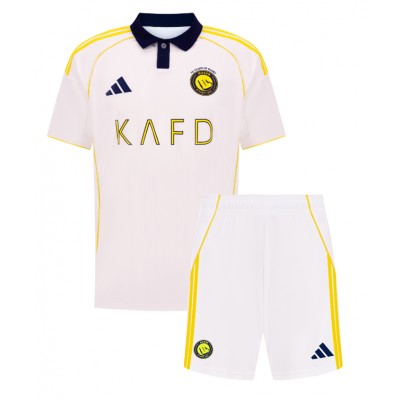 Al-Nassr 2025/26 Tredjetröja Barn Set – Cristiano Ronaldo #7 Kortärmad Fotbollströja med Shorts 2 Al-Nassr Cristiano Ronaldo #7 Tredjetröja Barn 2025/26