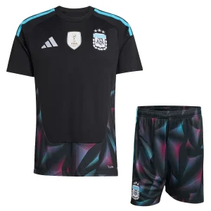 Argentina Målvaktströja Barn Hemma VM 2026 Kortärmad Tröja + Shorts
