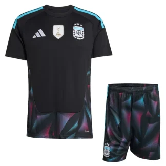 Argentina Målvaktströja Barn Hemma VM 2026 Kortärmad Tröja + Shorts
