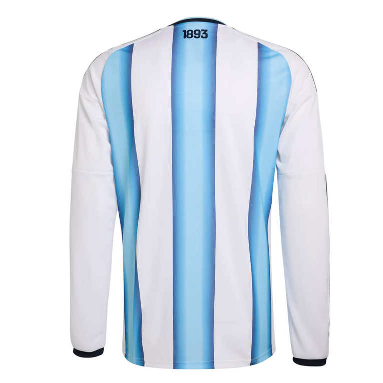 Argentina Hemmatröja VM 2026 Herr Långärmad Fotbollströja 2 Argentina VM 2026 Hemmatröja Herr Långärmad Fotbollströja