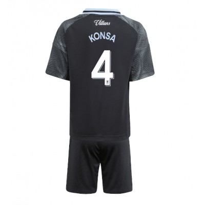 Aston Villa 2025/26 Bortatröja Barn Set – Ezri Konsa #4 Kortärmad Fotbollströja med Shorts Aston Villa 2025/26 Bortatröja Barn Set – Ezri Konsa #4 Kortärmad Fotbollströja med Shorts