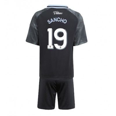 Aston Villa 2025/26 Bortatröja Barn Set – Jadon Sancho #19 Kortärmad Fotbollströja med Shorts 1 Aston Villa 2025/26 Bortatröja Barn Set – Jadon Sancho #19 Kortärmad Fotbollströja med Shorts