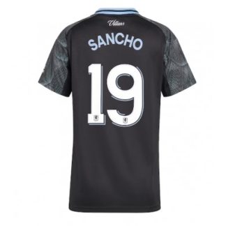 Aston Villa 2025/26 Bortatröja Dam Jadon Sancho #19 Kortärmad Fotbollströja