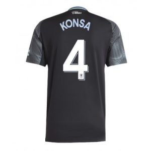 Aston Villa 2025/26 Bortatröja Herr Ezri Konsa #4 Kortärmad Fotbollströja