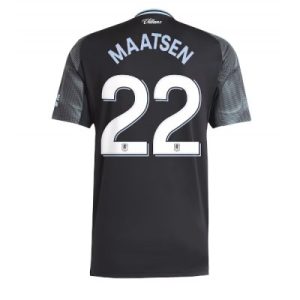 Aston Villa 2025/26 Bortatröja Herr Ian Maatsen #22 Kortärmad Fotbollströja