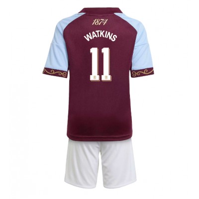 Aston Villa 2025/26 Hemmatröja Barn Set – Ollie Watkins #11 Kortärmad Fotbollströja med Shorts 1 Aston Villa 2025/26 Hemmatröja Barn Set – Ollie Watkins #11 Kortärmad Fotbollströja med Shorts