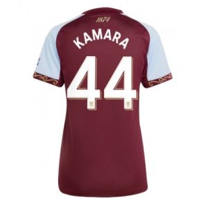 Aston Villa 2025/26 Hemmatröja Dam Boubacar Kamara #44 Kortärmad Fotbollströja
