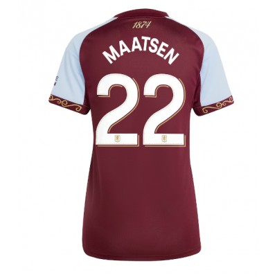 Aston Villa 2025/26 Hemmatröja Dam Ian Maatsen #22 Kortärmad Fotbollströja 1 Aston Villa 2025/26 Hemmatröja Dam Ian Maatsen #22 Kortärmad Fotbollströja