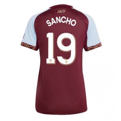 Aston Villa 2025/26 Hemmatröja Dam Jadon Sancho #19 Kortärmad Fotbollströja 1 Aston Villa 2025/26 Hemmatröja Dam Jadon Sancho #19 Kortärmad Fotbollströja
