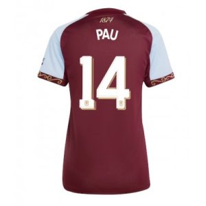 Aston Villa 2025/26 Hemmatröja Dam Pau Torres #14 Kortärmad Fotbollströja