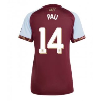 Aston Villa 2025/26 Hemmatröja Dam Pau Torres #14 Kortärmad Fotbollströja
