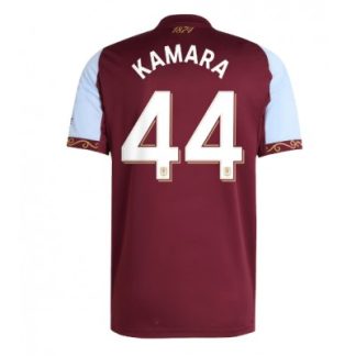 Aston Villa 2025/26 Hemmatröja Herr Boubacar Kamara #44 Kortärmad Fotbollströja