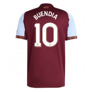 Aston Villa 2025/26 Hemmatröja Herr Emiliano Buendia #10 Kortärmad Fotbollströja