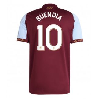 Aston Villa 2025/26 Hemmatröja Herr Emiliano Buendia #10 Kortärmad Fotbollströja