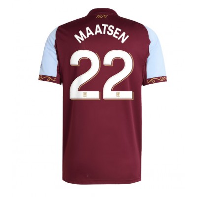 Aston Villa 2025/26 Hemmatröja Herr Ian Maatsen #22 Kortärmad Fotbollströja 1 Aston Villa 2025/26 Hemmatröja Herr Ian Maatsen #22 Kortärmad Fotbollströja