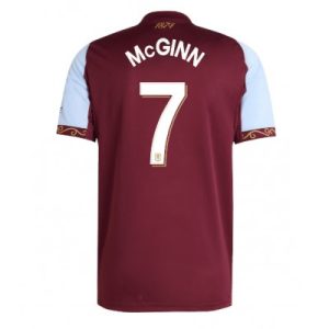 Aston Villa 2025/26 Hemmatröja Herr John McGinn #7 Kortärmad Fotbollströja