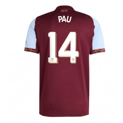 Aston Villa 2025/26 Hemmatröja Herr Pau Torres #14 Kortärmad Fotbollströja 1 Aston Villa 2025/26 Hemmatröja Herr Pau Torres #14 Kortärmad Fotbollströja
