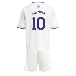 Aston Villa 2025/26 Tredjetröja Barn Set – Emiliano Buendia #10 Kortärmad Fotbollströja med Shorts
