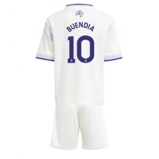 Aston Villa 2025/26 Tredjetröja Barn Set – Emiliano Buendia #10 Kortärmad Fotbollströja med Shorts